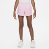 Nike Tempo Big Kids' (girls') Dri-fit Running Shorts In Pink Foam/pink Foam/white