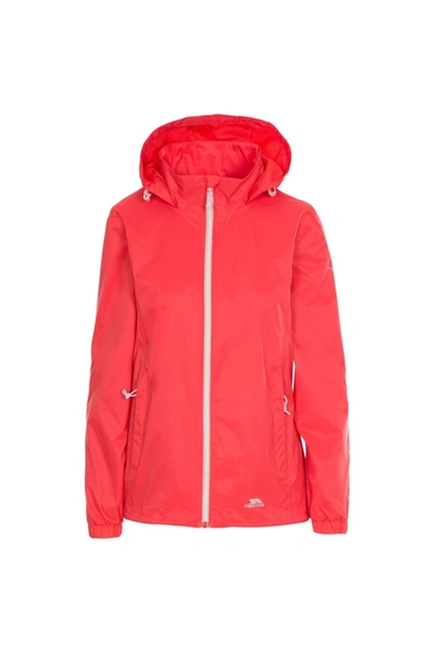 Trespass Womens/ladies Sabrina Waterproof Jacket In Red