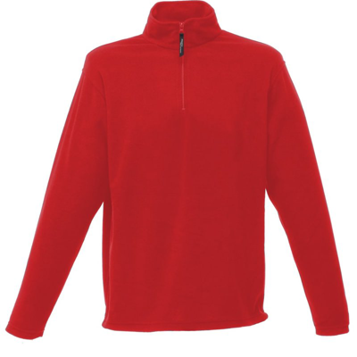 Regatta Mens 170 Series Anti-pill Zip Neck Micro Fleece In Red