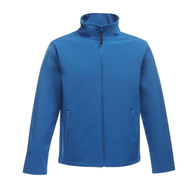 Regatta Classic Mens Water Repellent Softshell Jacket In Blue