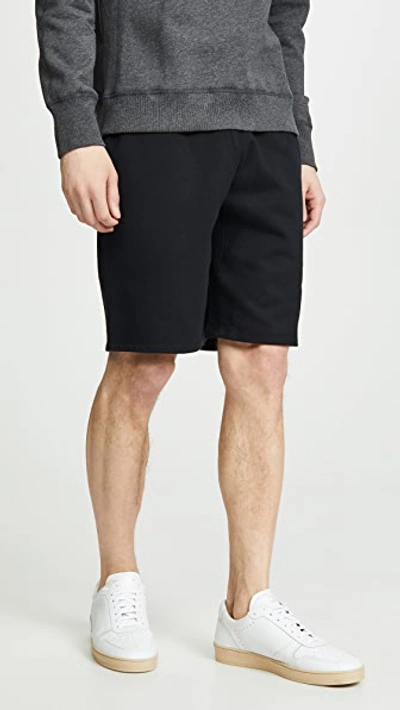 Reigning Champ Mid Weight Terry Shorts In Black