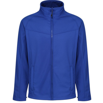 Regatta Uproar Mens Softshell Wind Resistant Fleece Jacket In Blue