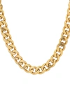 Anthony Jacobs Men's 18k Goldplated Stainless Steel Cuban Chain Necklace In Neutral