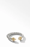 David Yurman Women's Renaissance Ring With 14k Yellow Gold & Diamonds In Gold Dome