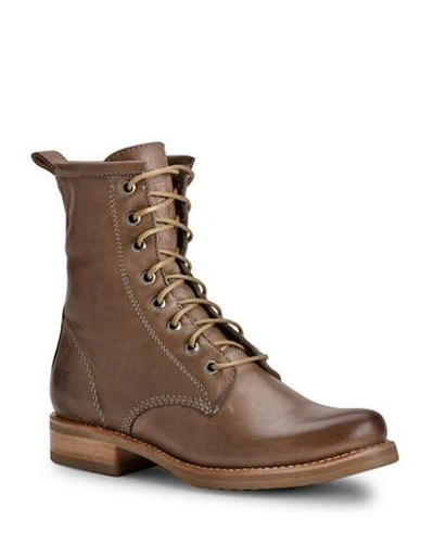 Frye 'veronica Combat' Boot In Grey