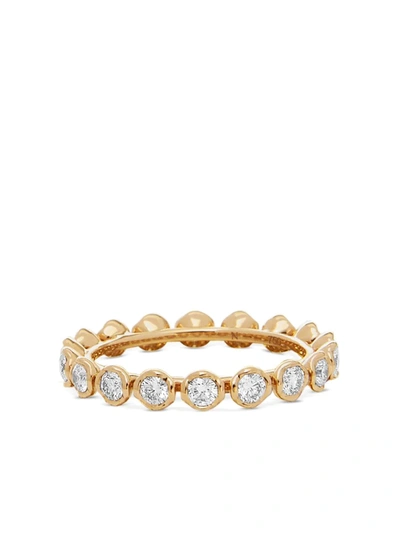 Annoushka 18kt Yellow Gold Marguerite Diamond Eternity Ring