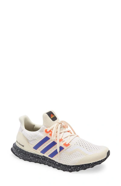 Adidas Originals Adidas Men's Ultraboost 5.0 Dna Running Shoes In Wonder White/sonic Ink/solar Red