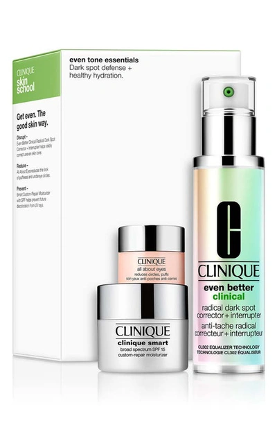 Clinique Even Tone Essentials Brightening Skin Care Set Usd $114 Value In Multi