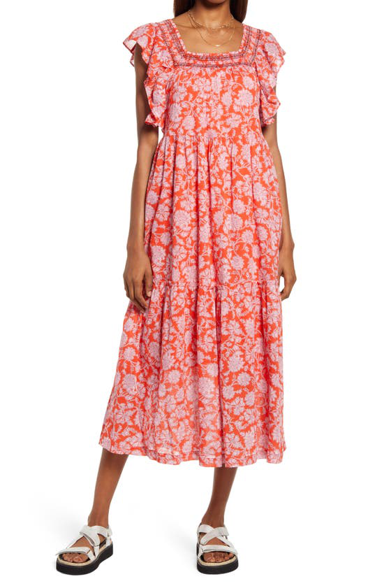 Free People Bonita Floral Print Dress In Pop Combo Modesens