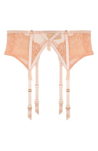 Dita Von Teese Madame X Garter Belt In Creme Caramel