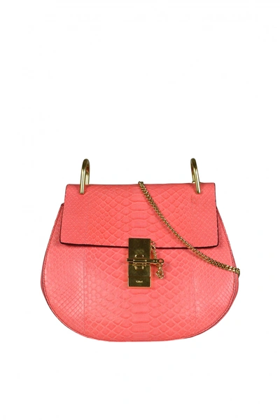 Chloé Drew Shoulder Bag In Pink