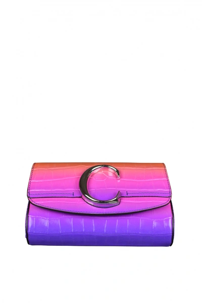 Chloé C Belt Bag In Purple