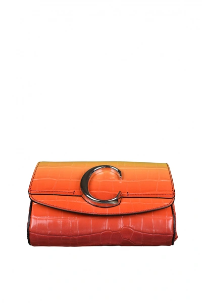 Chloé C Belt Bag In Orange