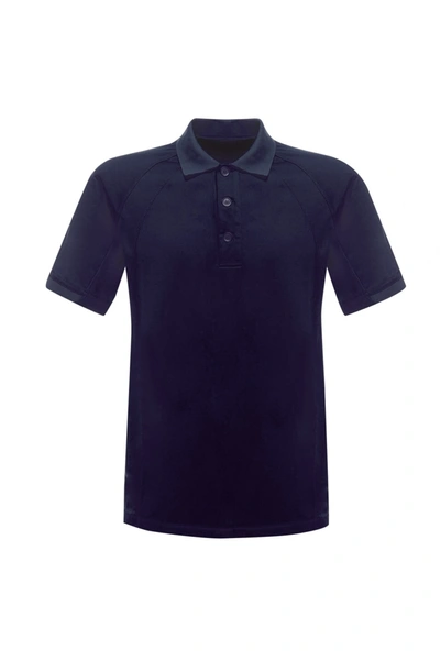 Regatta Hardwear Mens Coolweave Short Sleeve Polo Shirt In Blue