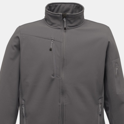 Regatta Mens Arcola 3 Layer Waterproof And Breathable Softshell Jacket In Grey
