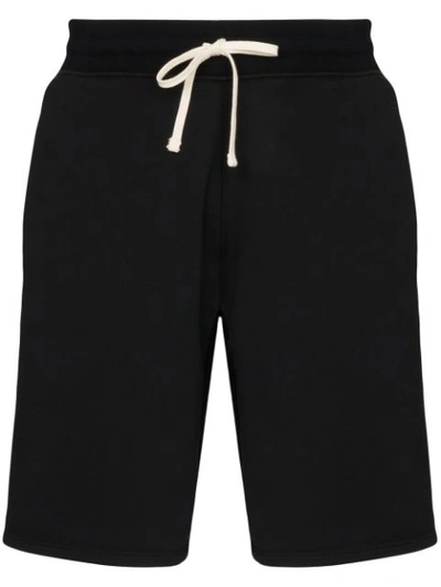 Reigning Champ Loopback Cotton-jersey Drawstring Shorts In Black
