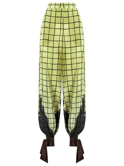 Adriana Degreas High-waisted Trousers - Green