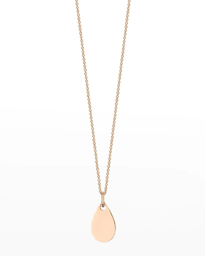 Ginette Ny Mini Bliss On Chain Necklace In Pink Gold