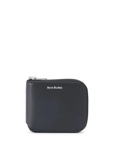 Acne Studios Compact Bifold Wallet In Black