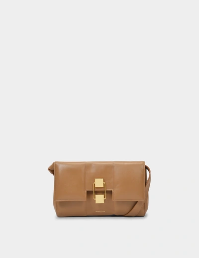 Demellier Midi Alexandria Bag In Deep Toffee