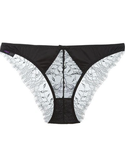 Maison Close 'villa Satine' Briefs In Black