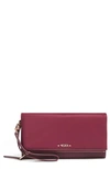 Tumi Travel Wallet In Berry