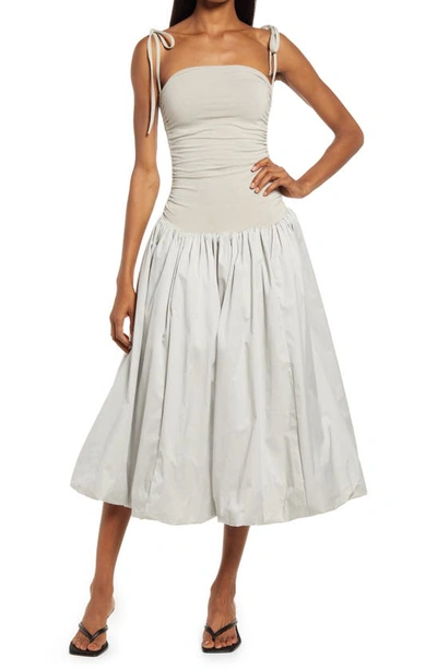 knee length dresses for ladies Women's Bohemian Spring Sleeveless Grey Halter Maxi Dress