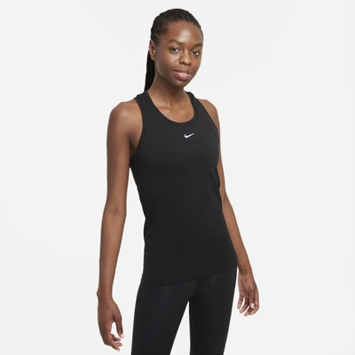 Nike Women's Dri-fit Adv Aura Slim-fit Tank Top In Black