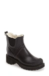 Ilse Jacobsen Short Waterproof Rubber Boot In Black