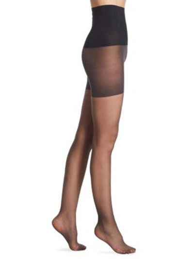 Commando The Essential Control Sheer Pantyhose In Black