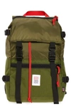 Topo Designs 'rover' Backpack - Green In Olive