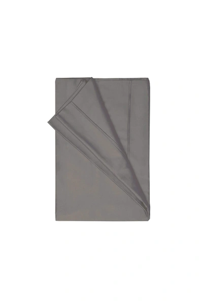 Belledorm 200 Thread Count Egyptian Cotton Flat Sheet (slate) (king) (uk In Grey