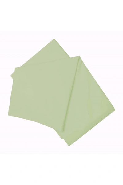 Belledorm Brushed Cotton Flat Sheet (green Apple) (twin) (uk