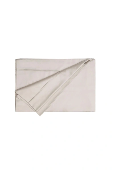 Belledorm Egyptian Blend Fitted Sheet (oyster) (queen) (uk In White