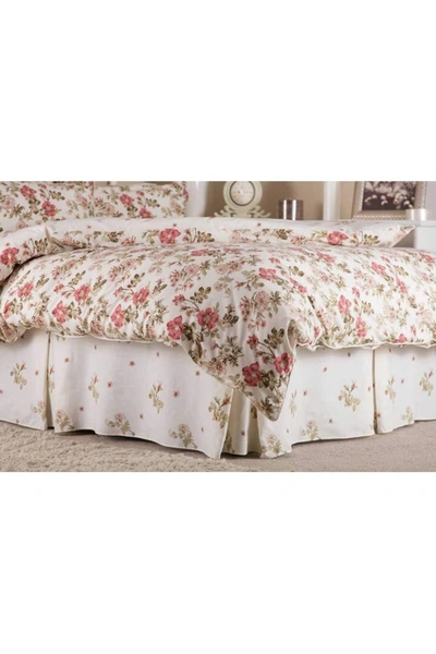 Belledorm Wild Rose Fitted Valance (ivory) (twin) (uk In White