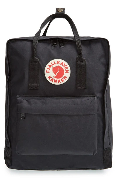 Fjall Raven Kånken Water Resistant Backpack In Black