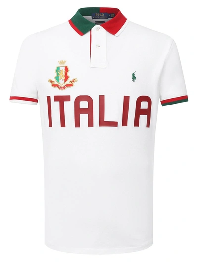 Polo Ralph Lauren Italia Polo Shirt Polo & T-shirts Man In White | ModeSens
