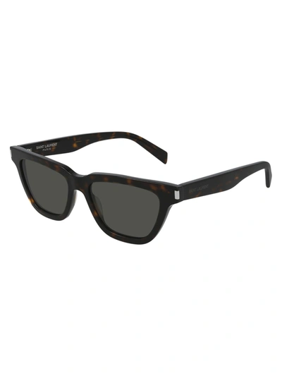 Saint Laurent Sl 462 Sulpice Sunglasses In Havana Havana Grey