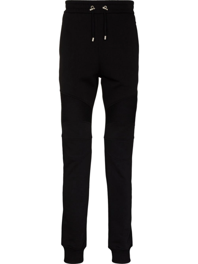 Balmain Logo-print Detail Track Pants In Black