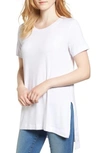 Amour Vert Paola High/low Tee In White