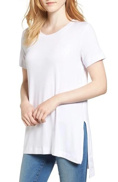 Amour Vert Paola High/low Tee In White