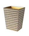 Mike & Ally Biarritz Wastebasket With Swarovski Crystals, Gold