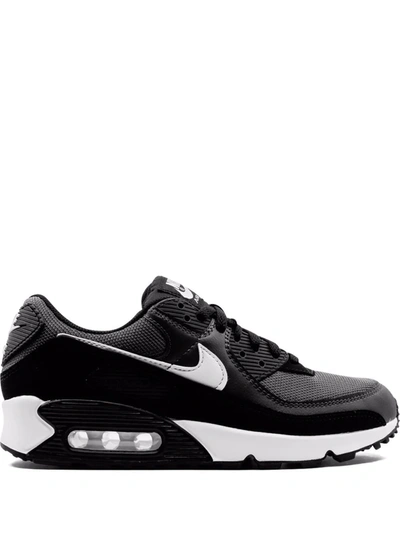 Nike Air Max 90 Cn8490-002 Men's Gray White Black Low Top Running Shoes Hhh23 In Grey