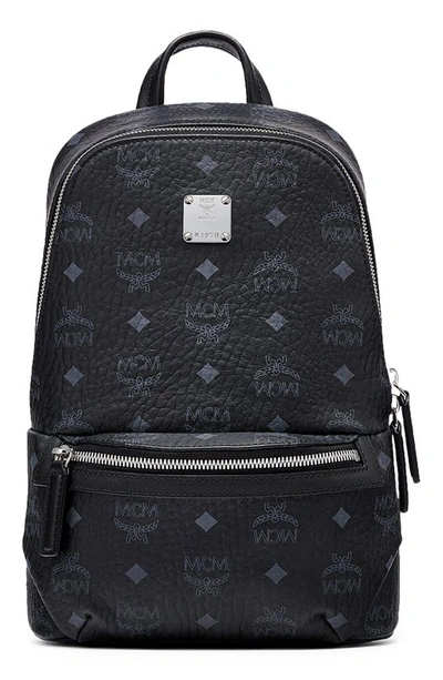 Mcm Small Klassik Visetos Sling Style Backpack In Black