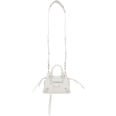 Balenciaga Off-white Nano Neo Classic City Top Handle Bag In Chalky White |  ModeSens