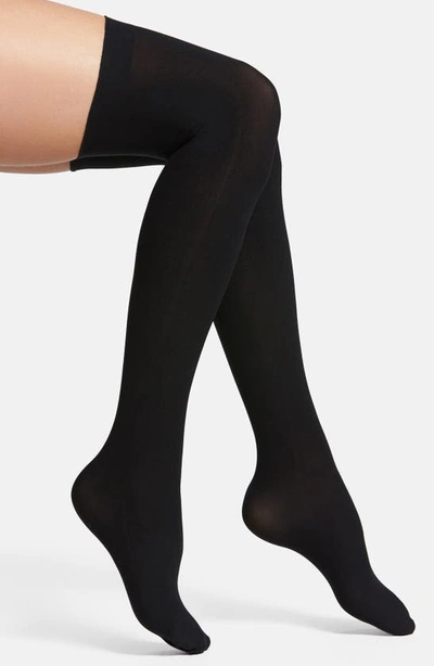 Commando Up All Night Opaque Thigh Highs In Black