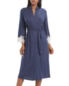 Natori Luxe Shangri-la Knit Robe In Dark Blue