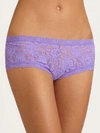 Hanky Panky Women's Lace Boyshort In Electric Orchid