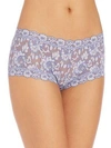 Hanky Panky Lace Boyshorts In Chambray