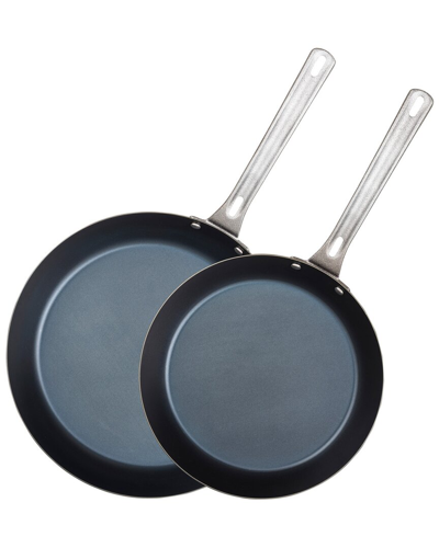 Viking 2pc Blue Carbon Steel 10in And 12in Fry Pan Set In Gray